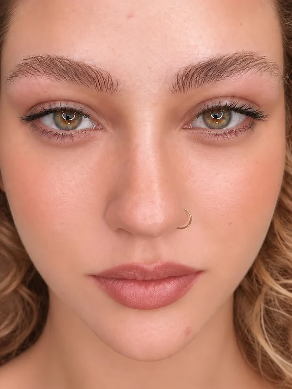 Cejas con microblading hechas por Valeria Luna, clienta 1